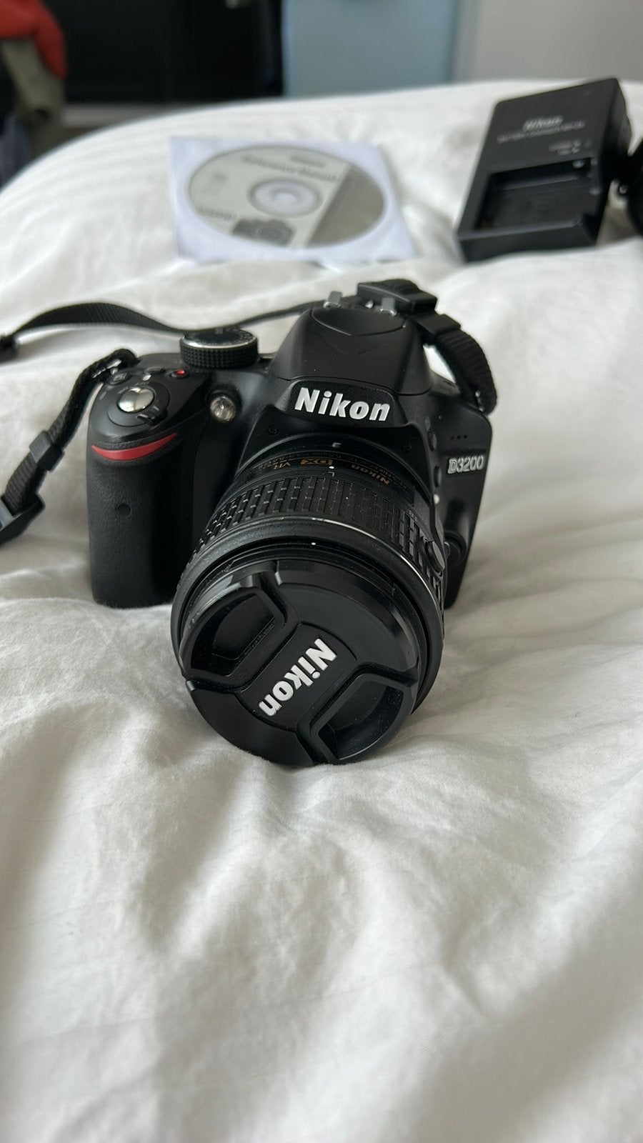Te koop: zeer complete Nikon D3200, Audio, Tv en Foto, Fotocamera's Digitaal, Ophalen, Zo goed als nieuw, Nikon, Geen optische zoom