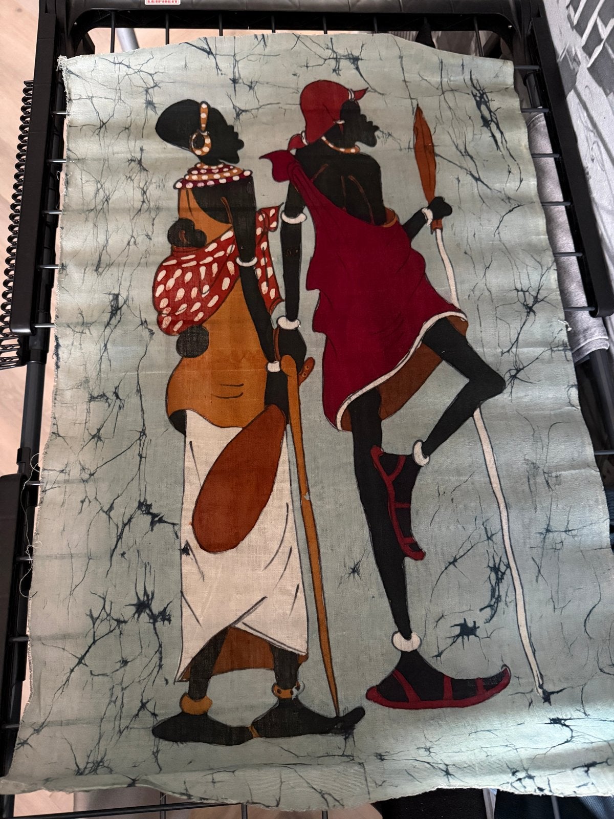 Masai papa en madai mama doek, Antiek en Kunst, Ophalen of Verzenden