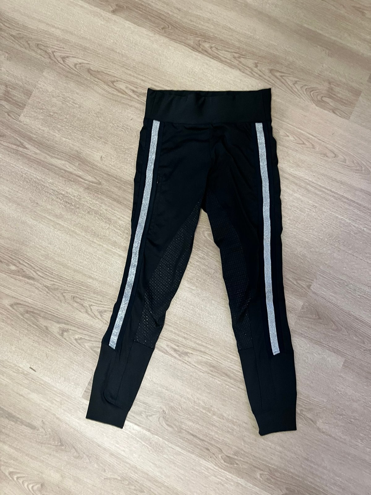 HKM Rijlegging glitter 36/38, Dressuur, Zo goed als nieuw, Zwart, S