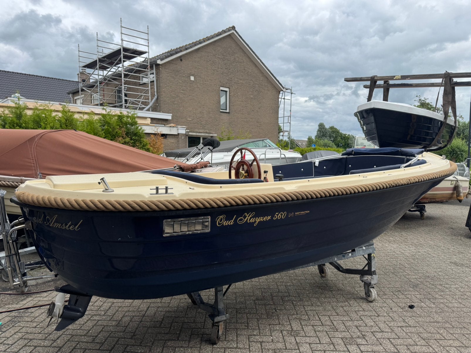 Oudhuyzer 560 – Bouwjaar 2007 Vaarklaar met 1 jaar garantie, Ophalen, Zo goed als nieuw, Anker, Oud Huijzer