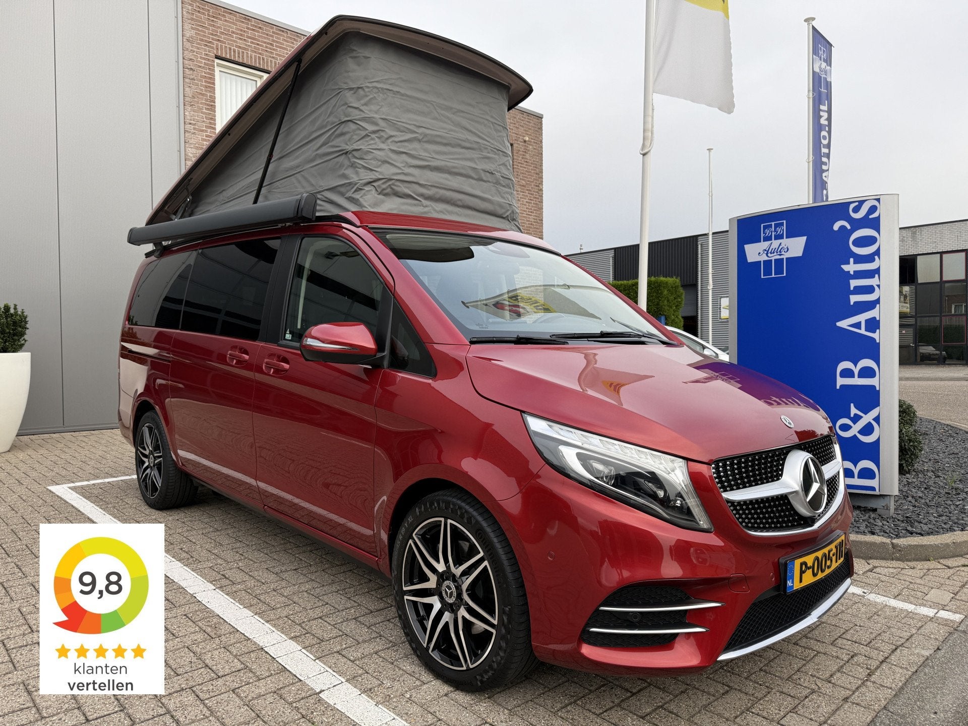 Mercedes-Benz V-Klasse Marco Polo Camper V300 4Matic 237pk A, Caravans en Kamperen, Buscamper of Camperbus, 10 meter en meer, Mercedes-Benz