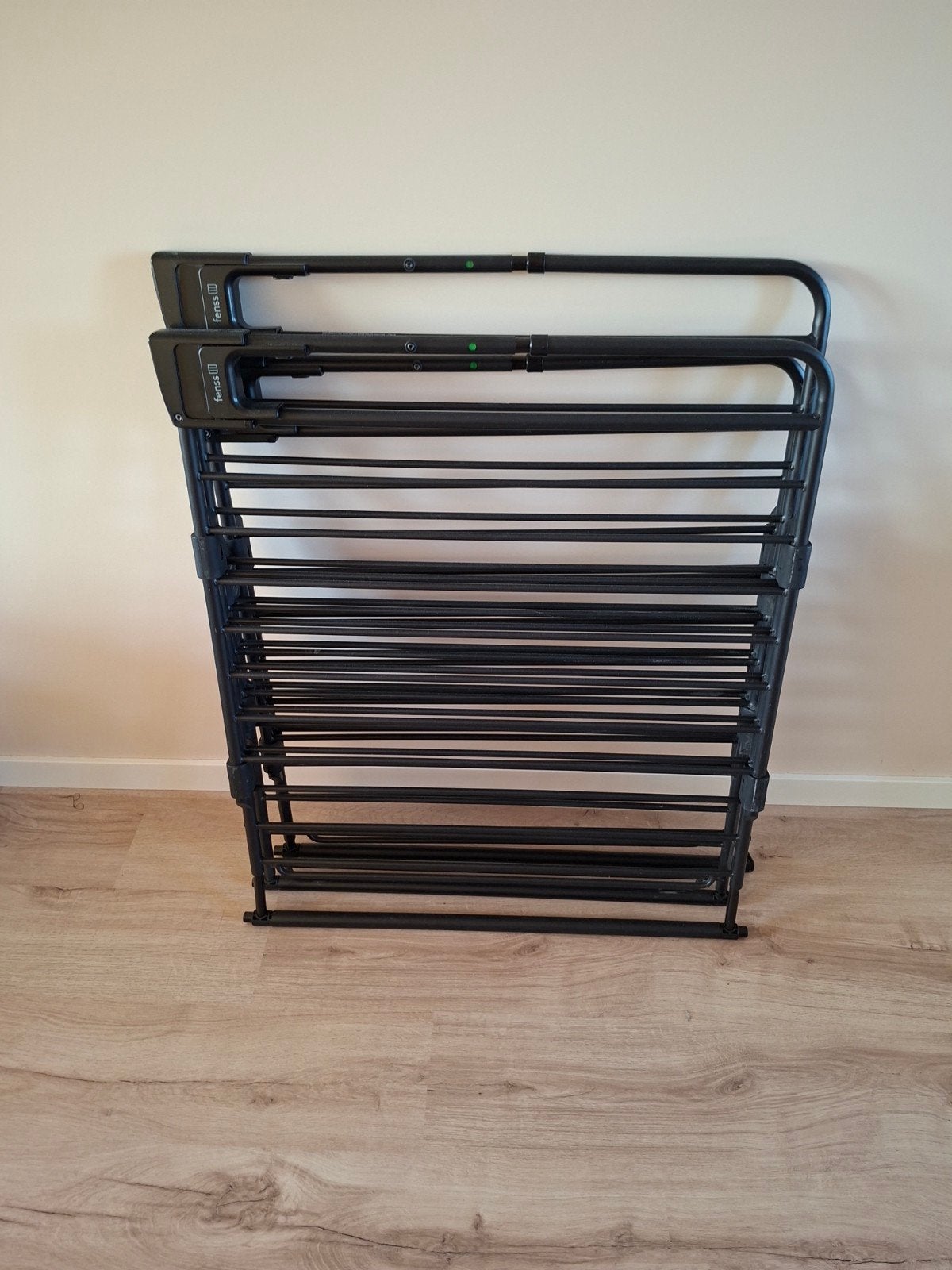 3 Fenss SafetyDoor traphekje mat zwart 76-116cm, Kinderen en Baby's, Traphekjes, Ophalen, Gebruikt, Metaal of IJzer, 115 cm of meer