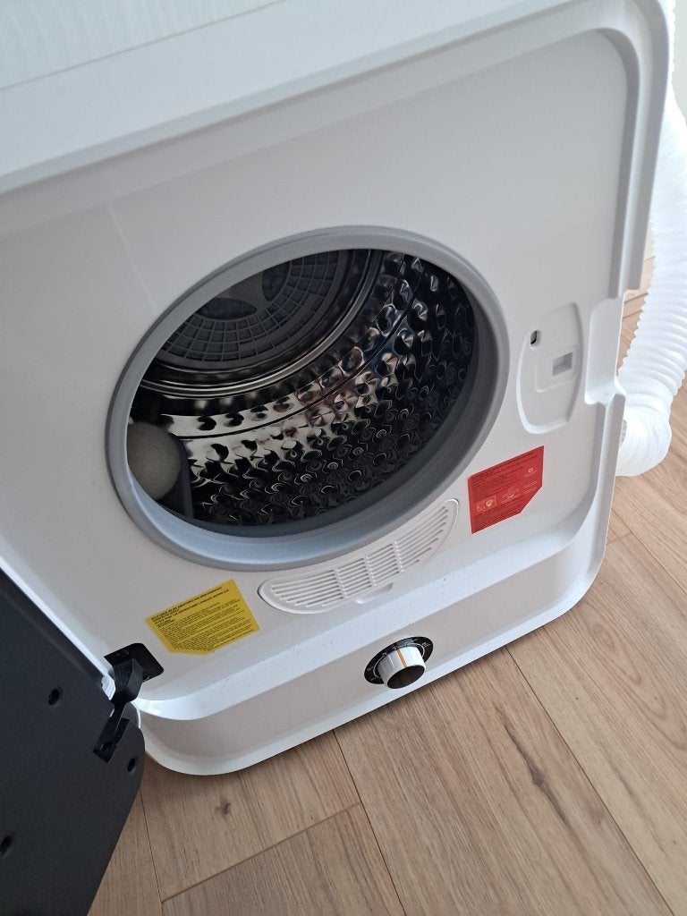 RVS Wasdroger, Ophalen, Gebruikt, Minder dan 85 cm, Luchtafvoer