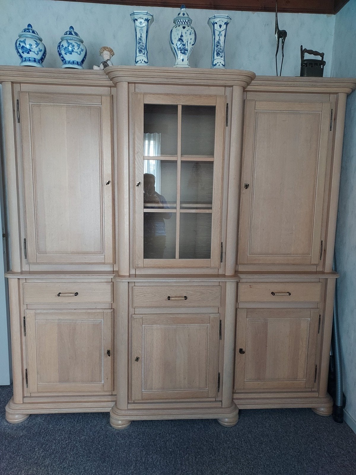 Houten Kast - 200x210x50 cm, Ophalen, Gebruikt