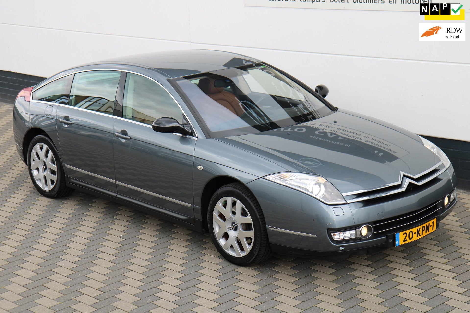 Citroen C6 2.2 HdiF Serie Speciale Navi Automaat APK NAP !, Auto's, Euro 5, Gebruikt, 1823 kg, Diesel