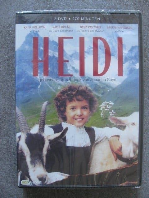 HEIDI - Originele 3-DVD BOX - NIEUW IN SEAL ca. 270 minuten, Cd's en Dvd's, Alle leeftijden, Ophalen, 1940 tot 1960, Nieuw in verpakking
