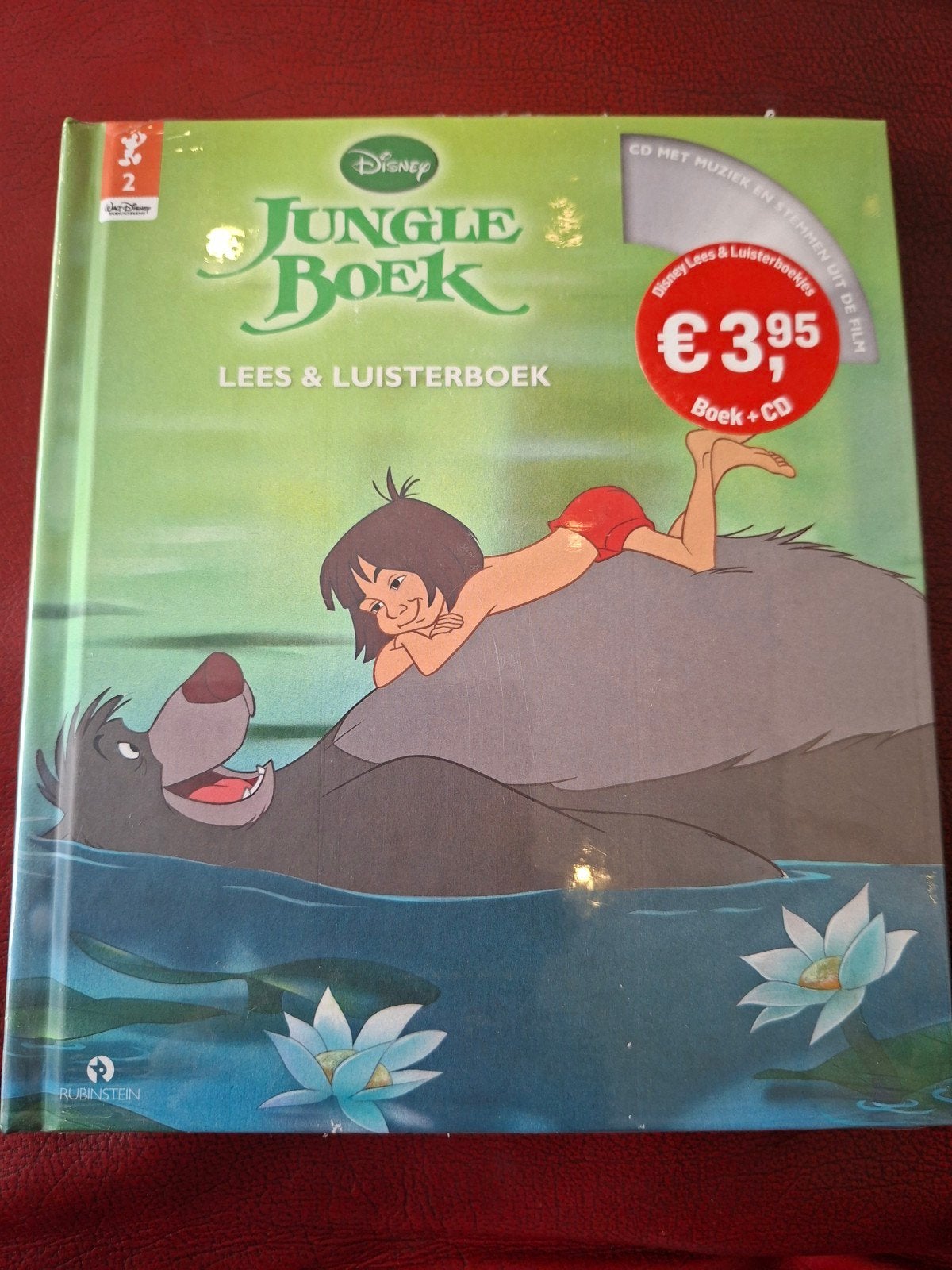 Disney Jungle Boek Lees & Luisterboek + CD (Nieuw), Ophalen of Verzenden, Nieuw, Disney, Sprookjes