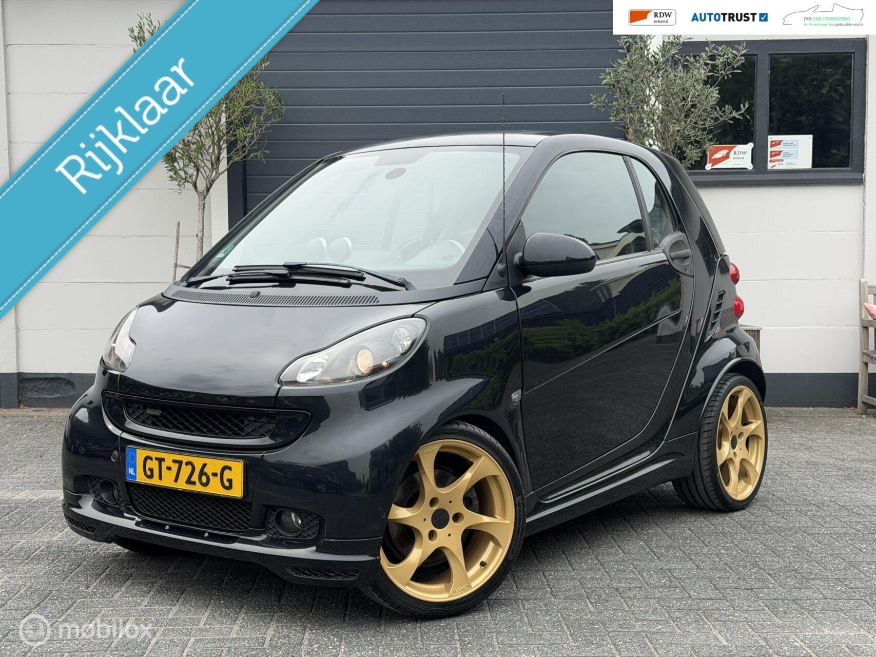 Smart Fortwo 130pk BRABUS Xclusive|RIJKLAAR|UNIEK|AC|GARANTY, Auto's, Smart, Automaat, Euro 5, Achterwielaandrijving, Gebruikt