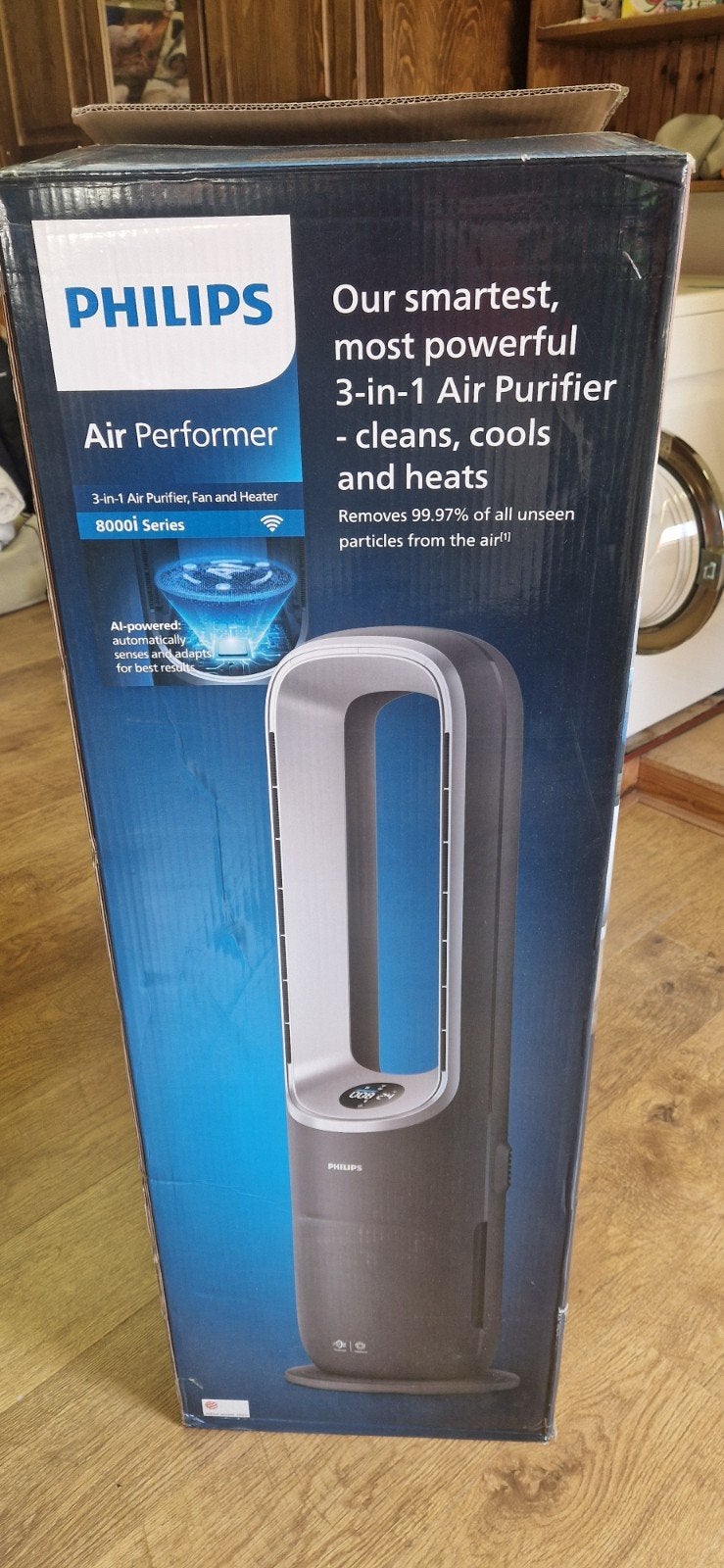 Philips Air Performer 3 in 1 apparaat, Ophalen, Zo goed als nieuw, Torenventilator