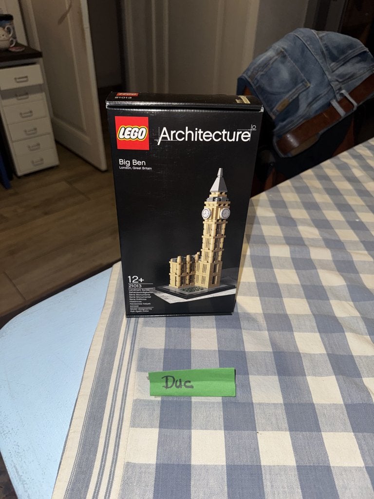 Lego Architecture 21013 Big Ben - Nieuw in doos, Lego, Nieuw, Architecture, Ophalen of Verzenden