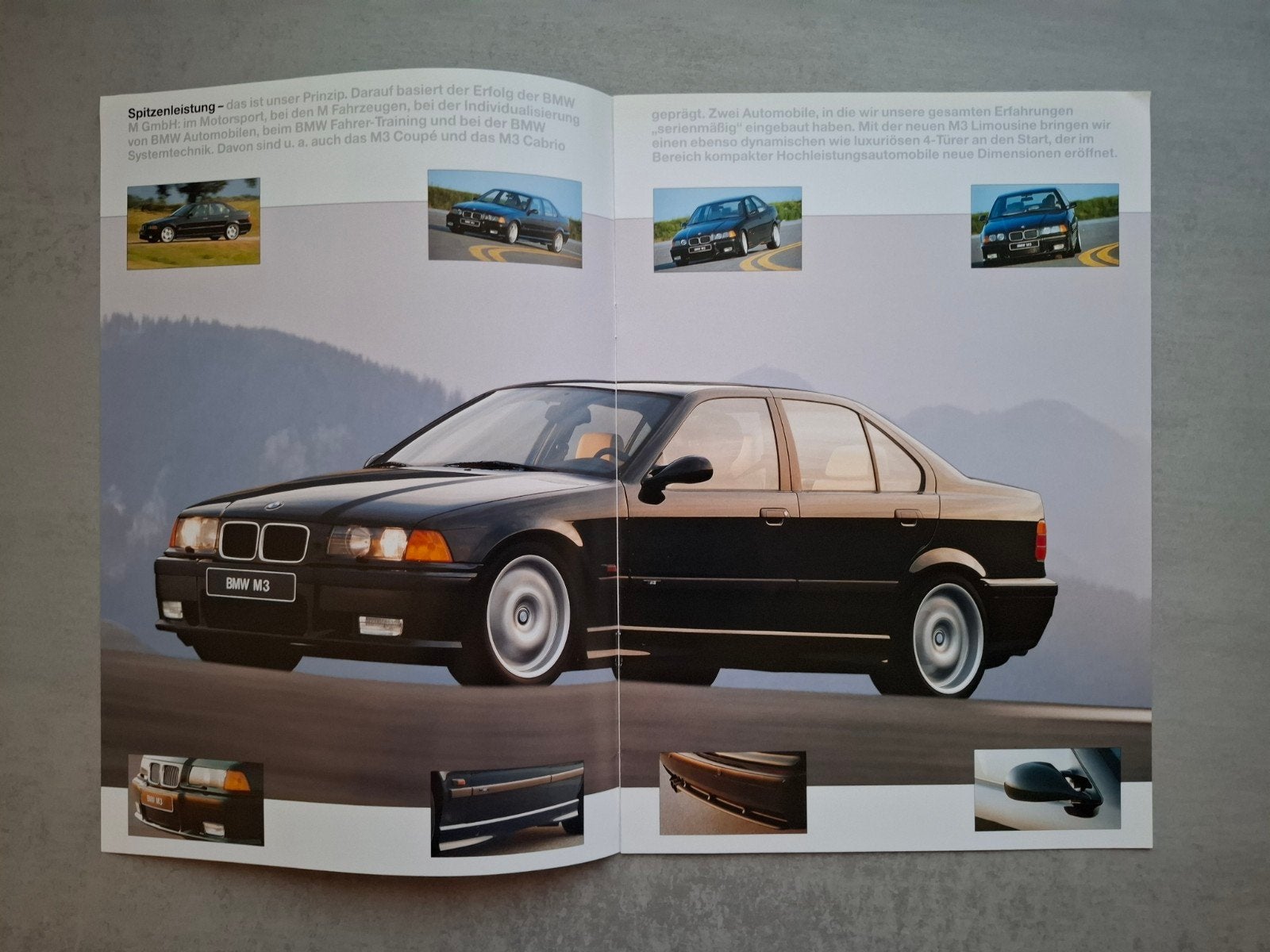 BMW M3 brochure - 1994, Ophalen of Verzenden, Zo goed als nieuw, BMW