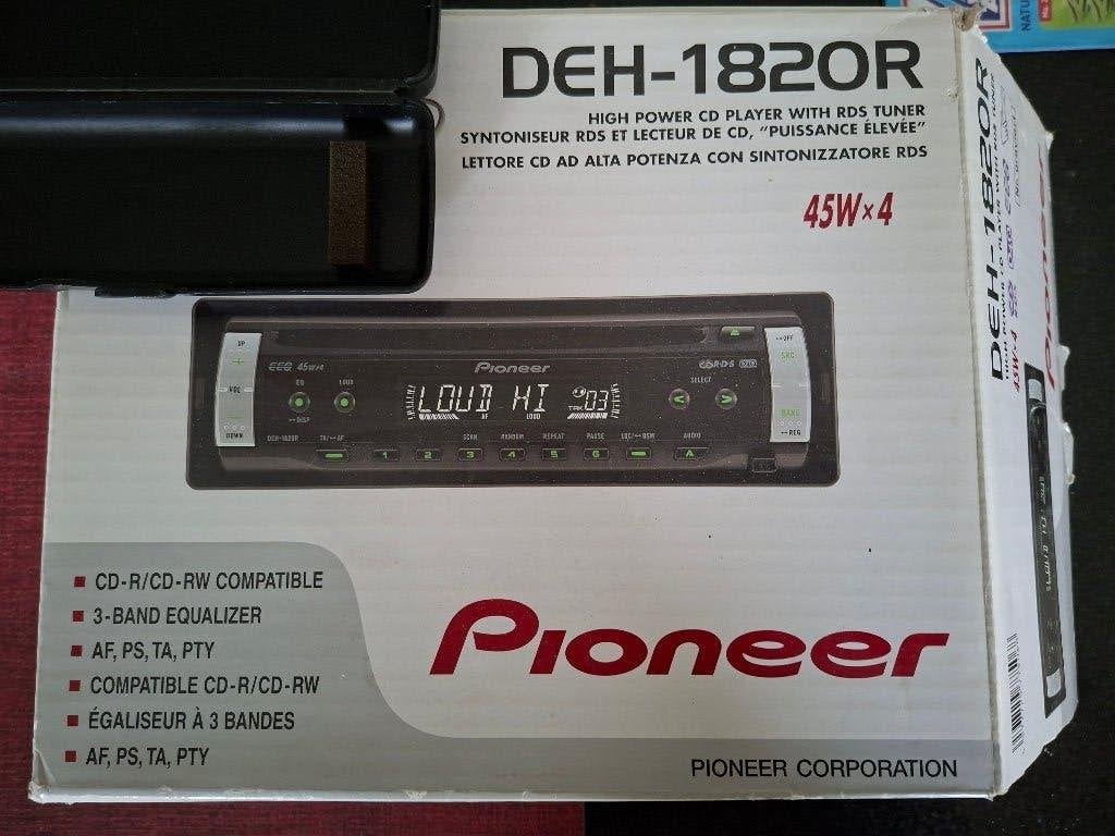 Pioneer autoradio, Ophalen, Nieuw