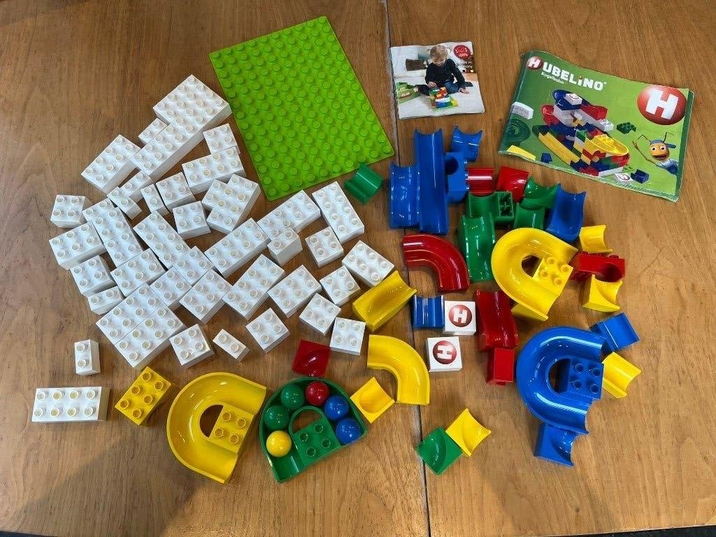 Hubelino knikkerbaan, Inclusief instructies, Ophalen of Verzenden, Zo goed als nieuw, Duplo