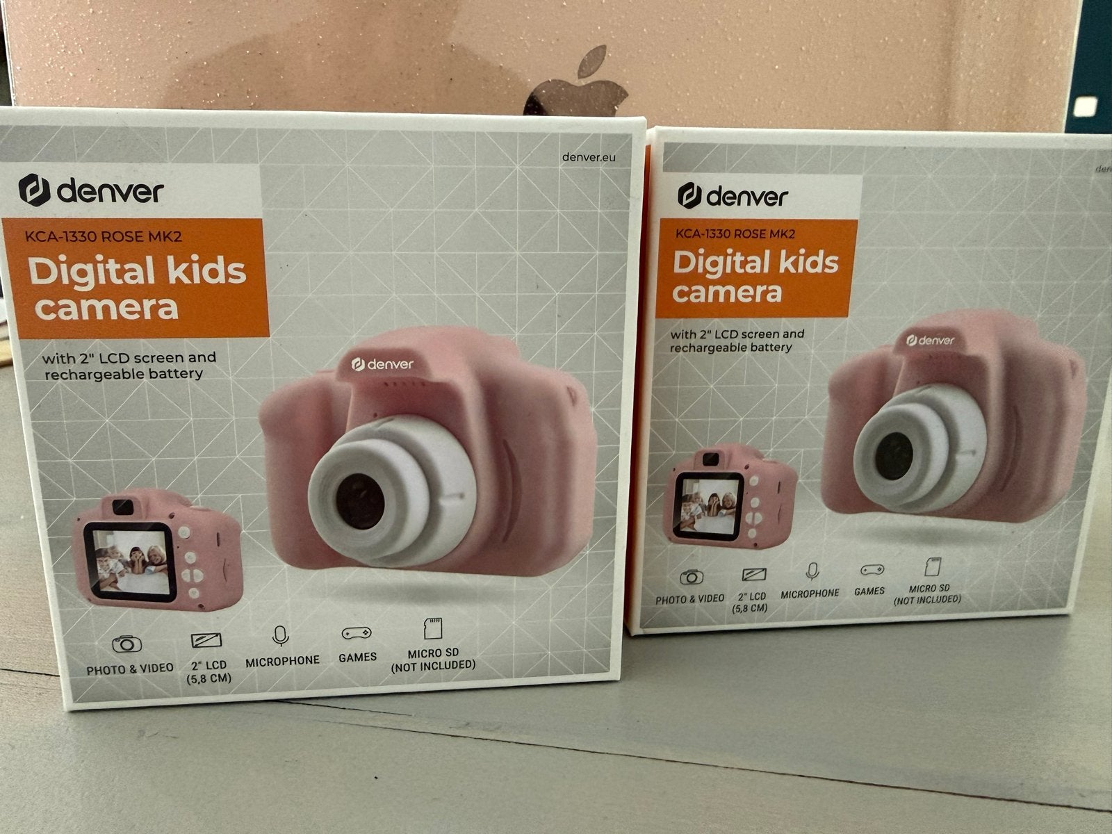 Denver Digitale Kinder Camera Roze, Ingebouwde flitser, Nieuw, Ophalen of Verzenden, Overige Merken