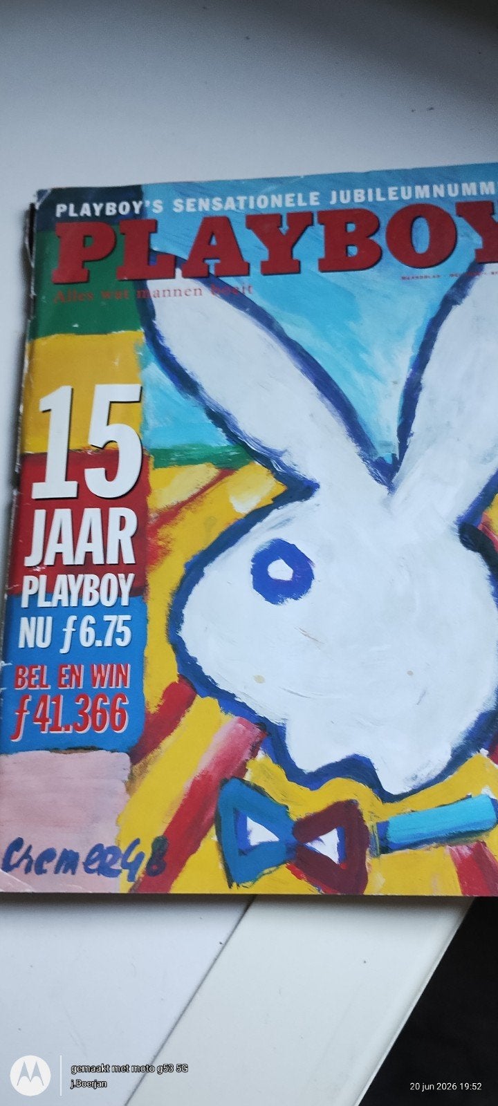 Playboy Jubileumeditie - 15 Jaar Playboy, Ophalen of Verzenden, Gelezen, Overige typen