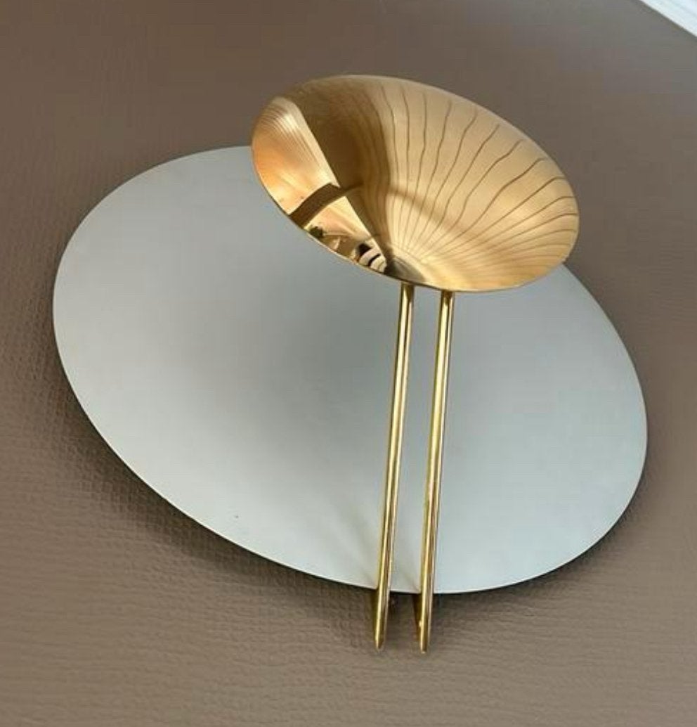 Vintage 80s Wand/plafondlamp Vega van Tre Ci Luce, Ophalen, Gebruikt