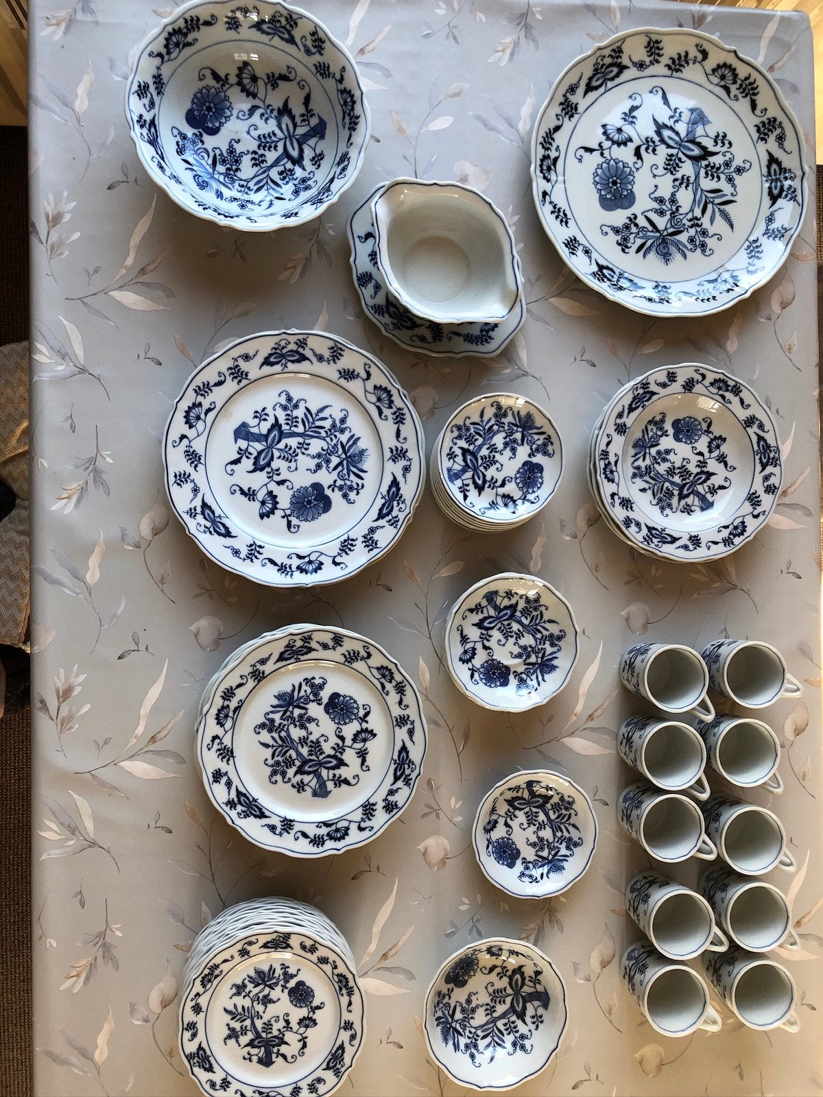 56-delig Blue Danube servies, Ophalen