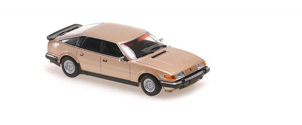 Rover Vitesse 3.5 V8 SD1 1986 goud-metallic Maxichamps 1:43, Overige merken, Auto, Nieuw, Ophalen of Verzenden