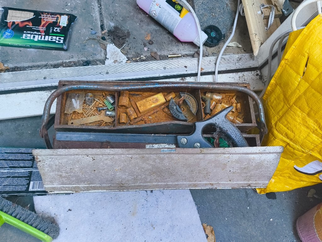 Gereedschapskist, 40 liter of meer, Ophalen, Gebruikt, Metaal