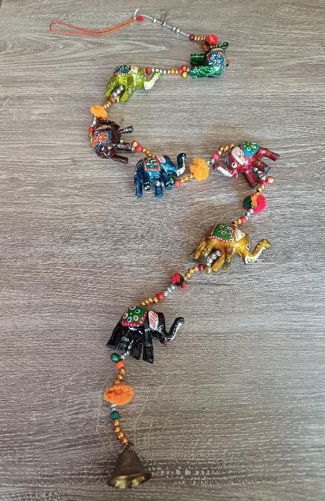 Kralen ornament met olifanten, Ophalen of Verzenden, Kraal