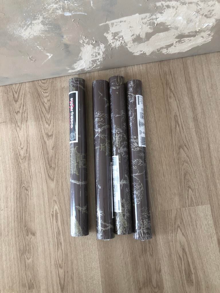 4 rollen SuperFresco Easy Gaia Burgundy behang, Huis en Inrichting, Stoffering | Behang, Ophalen, 10 tot 25 m², Rood