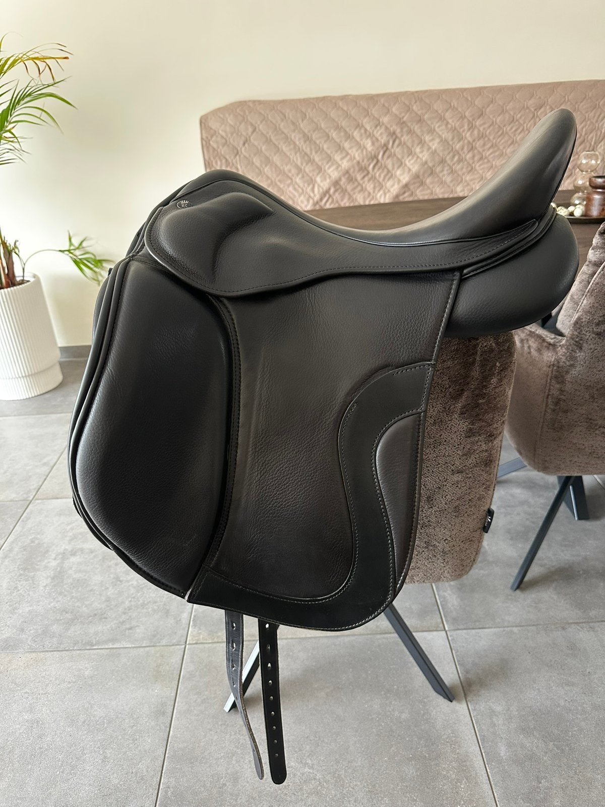 Kingsley D2 zadel Rosegold lak, Dieren en Toebehoren, Ophalen, Zo goed als nieuw, Dressuur