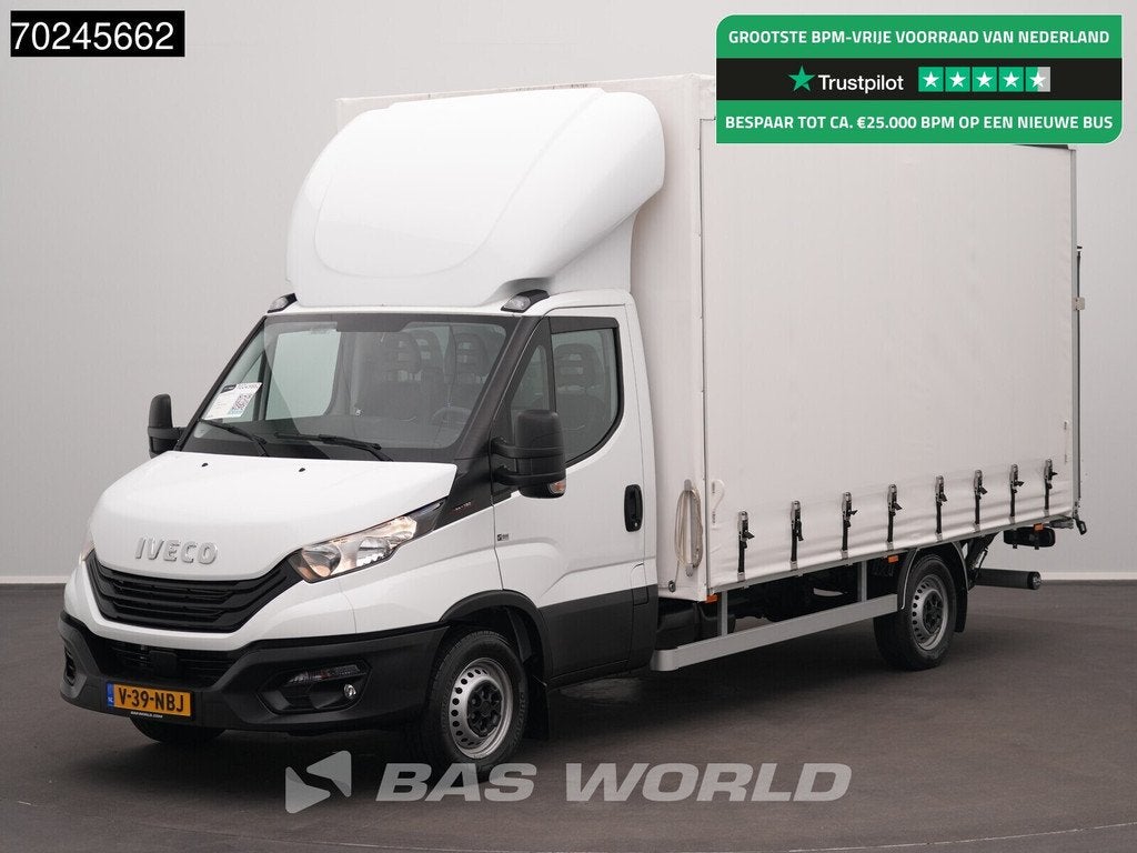 Iveco Daily 35S18 BPM VRIJ! 3.0L Laadklep 180PK Schuifzeilen, Cruise Control, Stof, Euro 6, 4 cilinders
