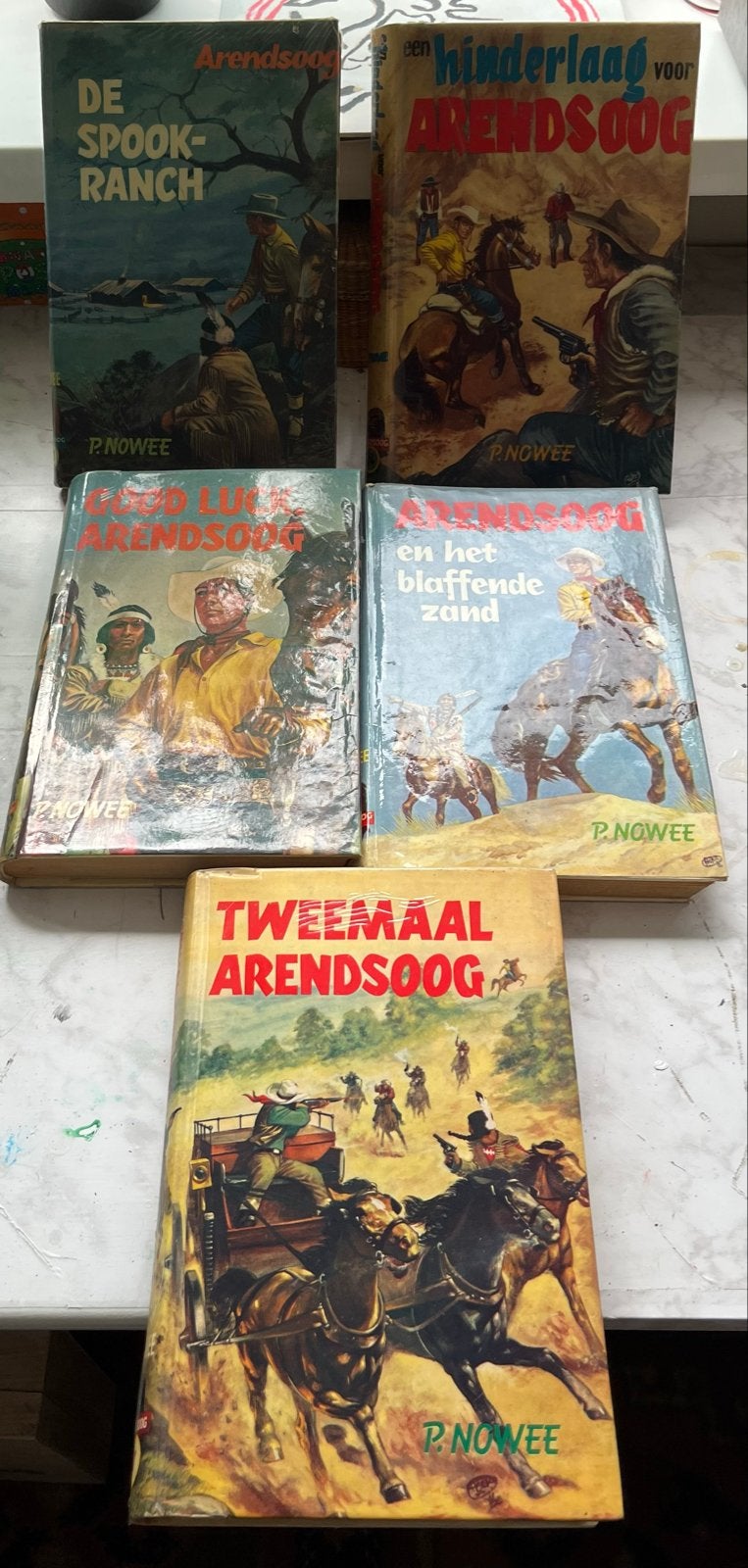 Arendsoog boekenreeks - 5 delen van P. Nowee, Boeken, Ophalen, Gelezen