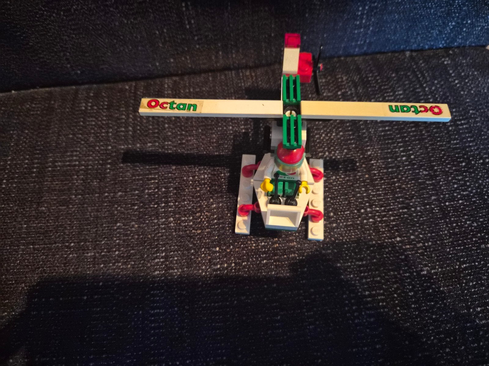 LEGO 6515 Octan Helicopter (1992) Compleet met Instructie, Gebruikt, Overige thema's, Lego, Compleet