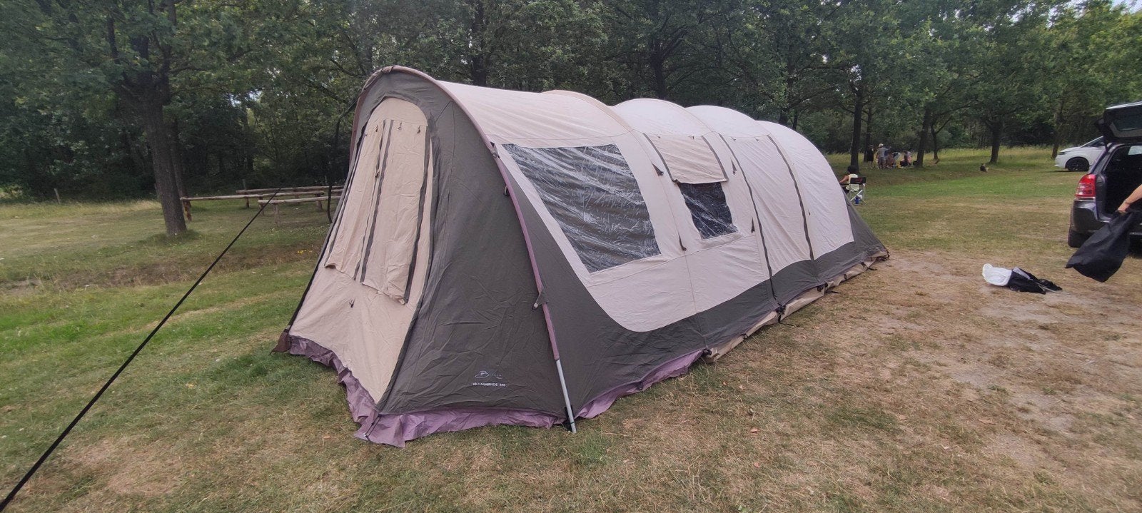 Tunneltent 4 persoons Bardani Villagrande 320, Caravans en Kamperen, Tenten, Ophalen, Gebruikt, Tot en met 4