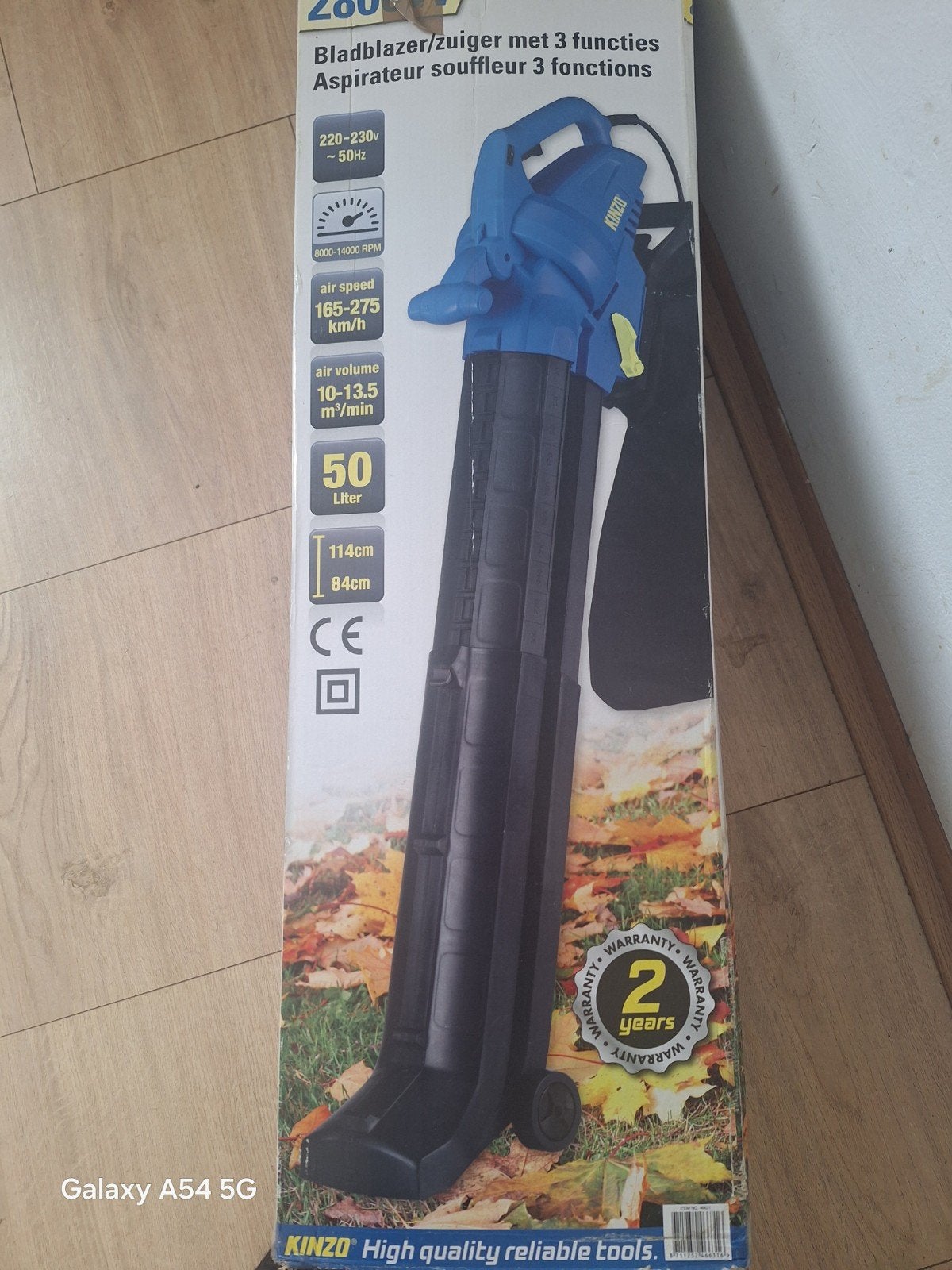 KINZO Bladblazer/Zuiger met 3 functies, Ophalen, Gebruikt, KINZO, Elektrisch