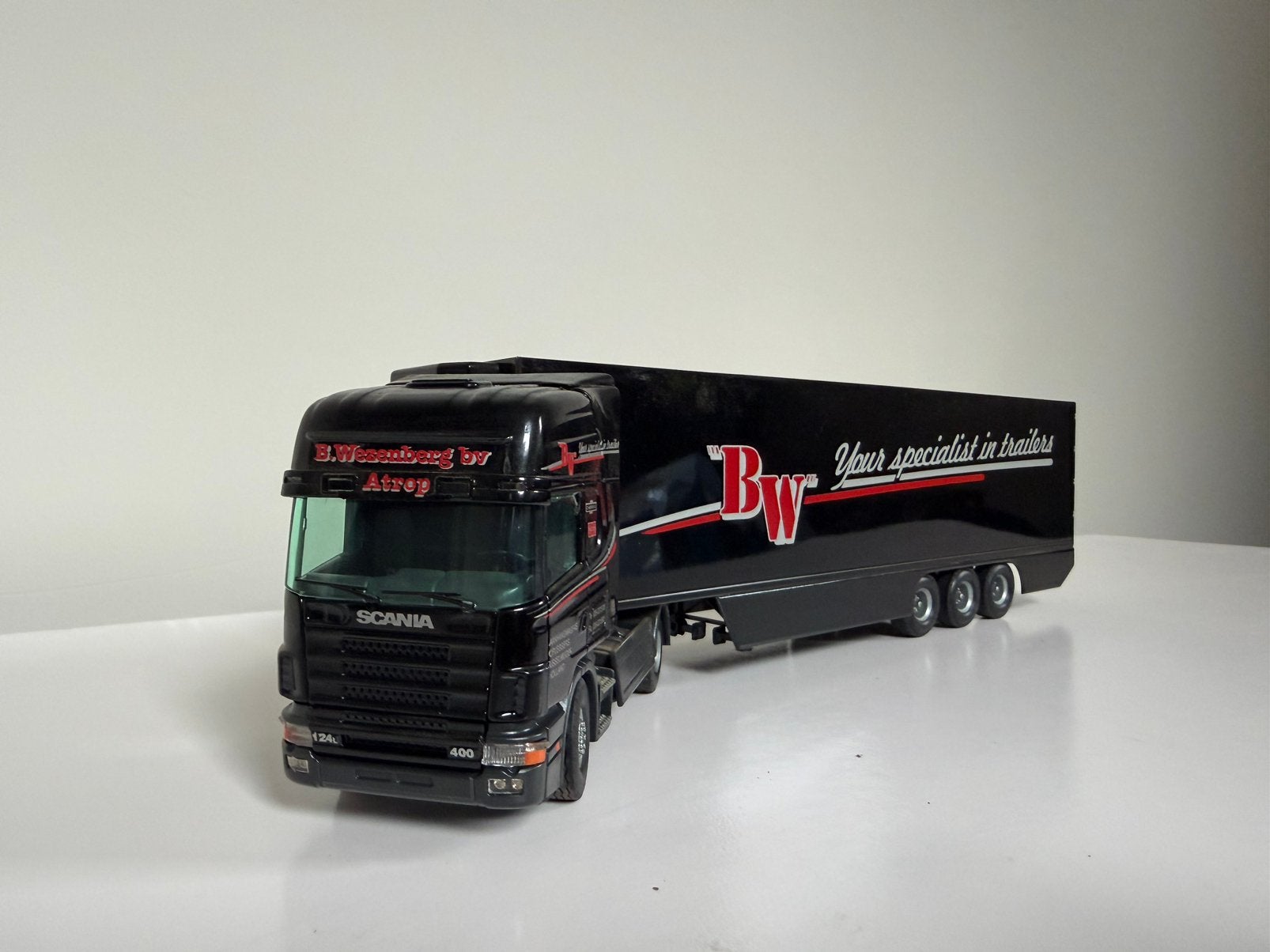 Scania 124 400 wezenberg, Hobby en Vrije tijd, Modelauto's | 1:50, Ophalen of Verzenden, Zo goed als nieuw, Bus of Vrachtwagen