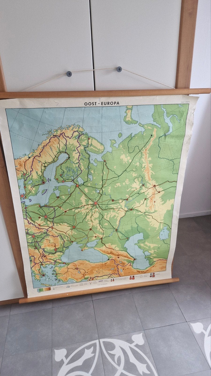 schoolplaat limburg, Antiek en Kunst, Ophalen of Verzenden, Aardrijkskunde