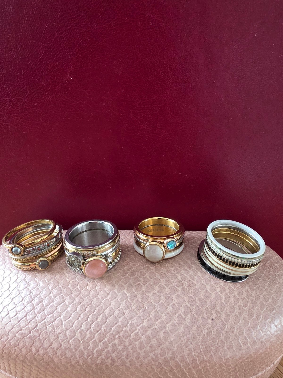 IXXXI Ringen Set - ringmaat 18,5, Ophalen, 18 tot 19, IJzer of Staal, Zo goed als nieuw