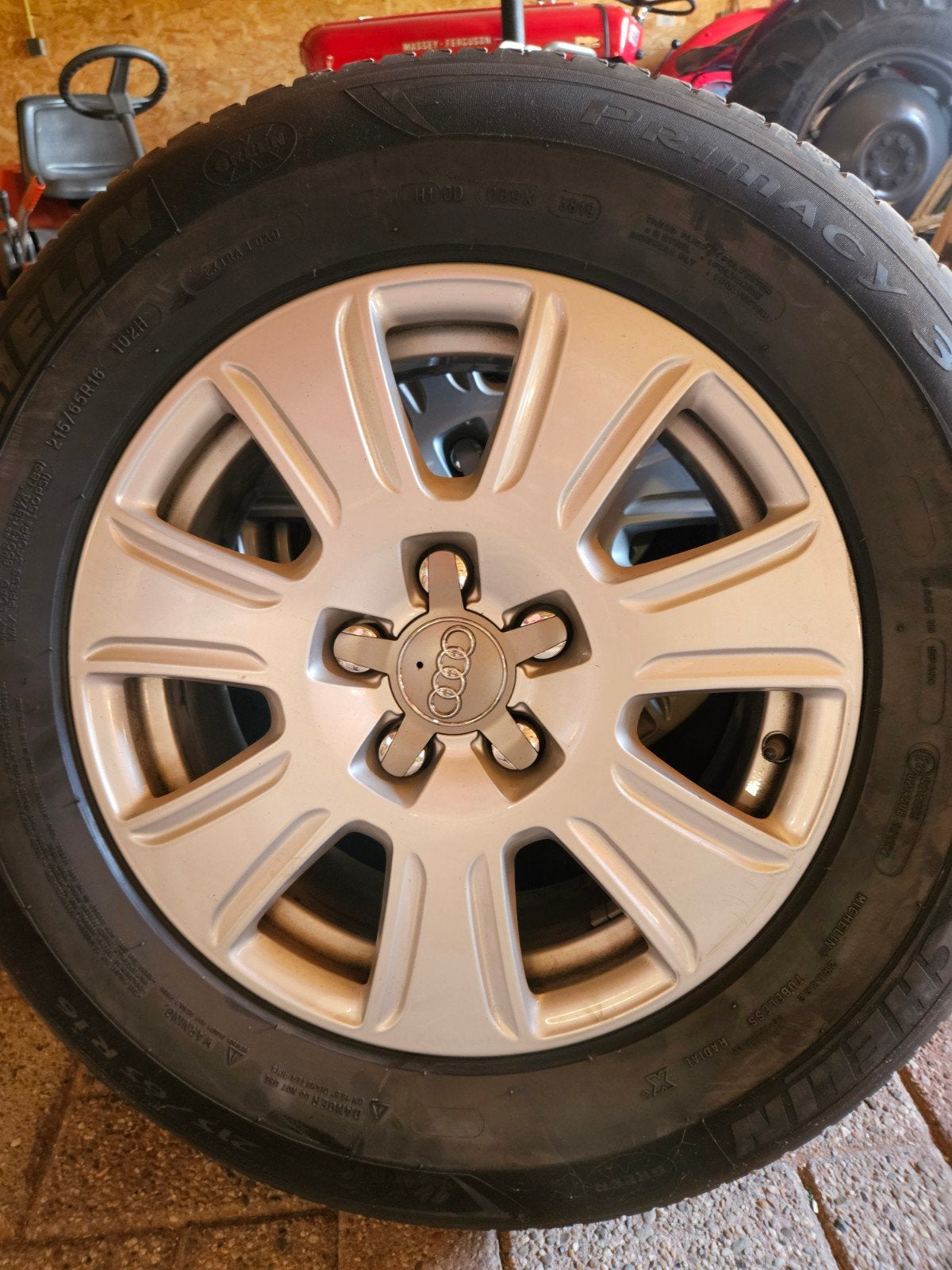 Audi Autobanden met velg., Ophalen, Gebruikt