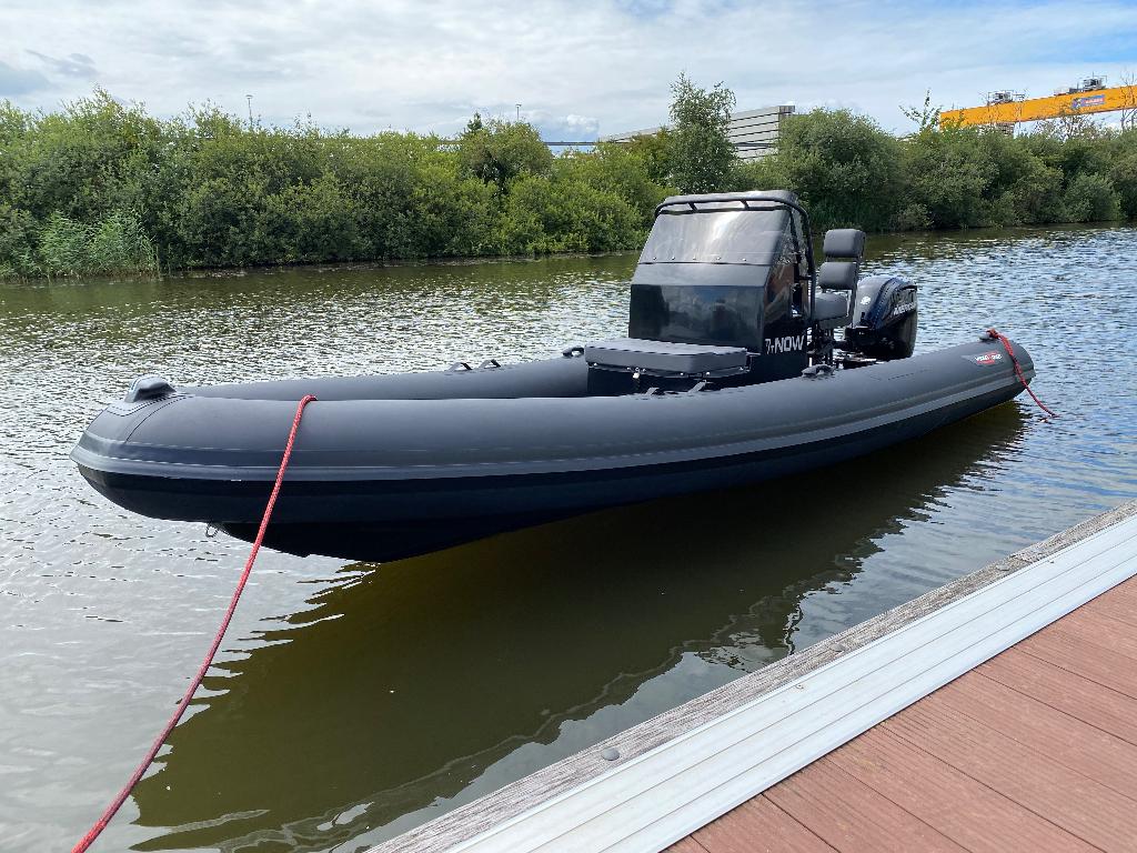 Hydrosport Performance RIB 585 VFI in topconditie, 80 pk, 2 m, Afdekzeil, Ophalen