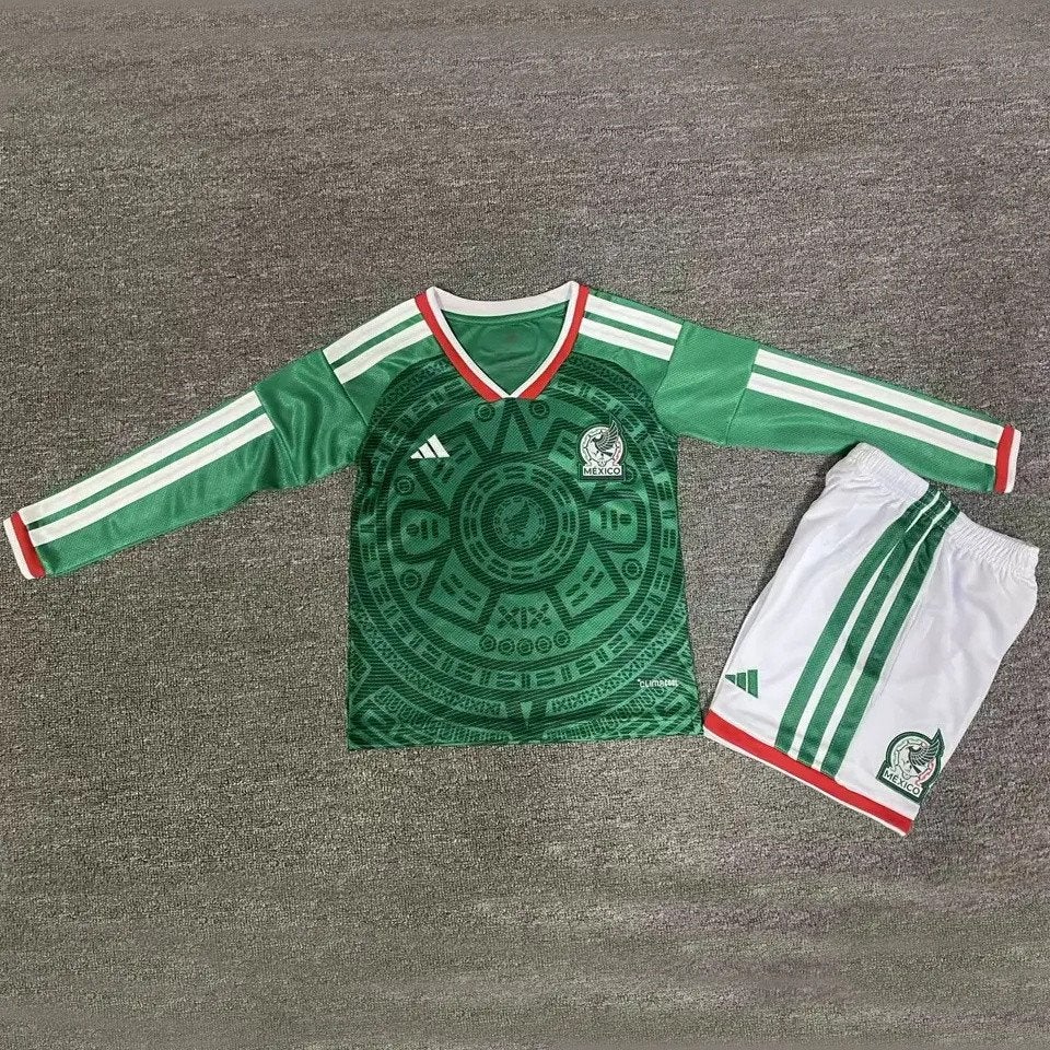 Mexico thuis kinderset lange mouwen 2026 | Nieuw, Verzenden, Nieuw, Shirt