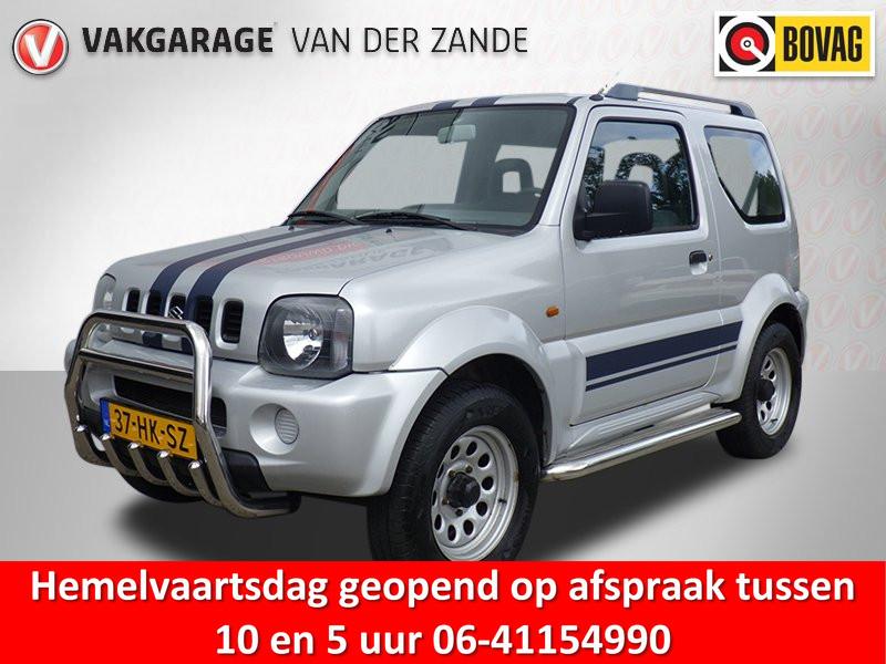 Suzuki Jimny 1.3 JLX Automaat, NW APK NL/NAP! (bj 2001), Auto's, Suzuki, Automaat, 1025 kg, Stof, Zwart