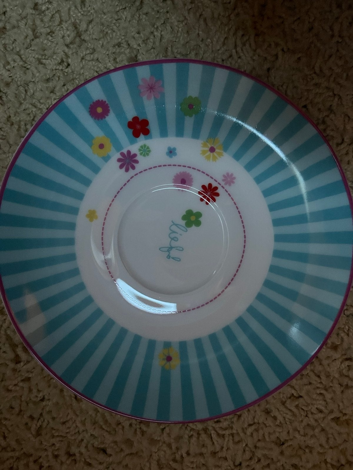 Servies van lief, Ophalen of Verzenden, Zo goed als nieuw, Bord(en), Overige stijlen