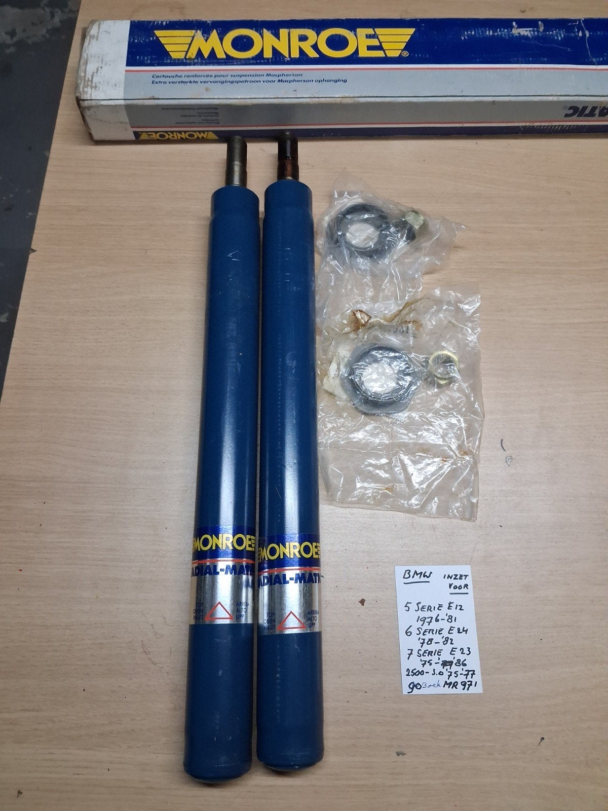 Monroe schokdempers voor BMW E3, E12, E23, E24 (NOS), Ophalen of Verzenden, Nieuw, BMW