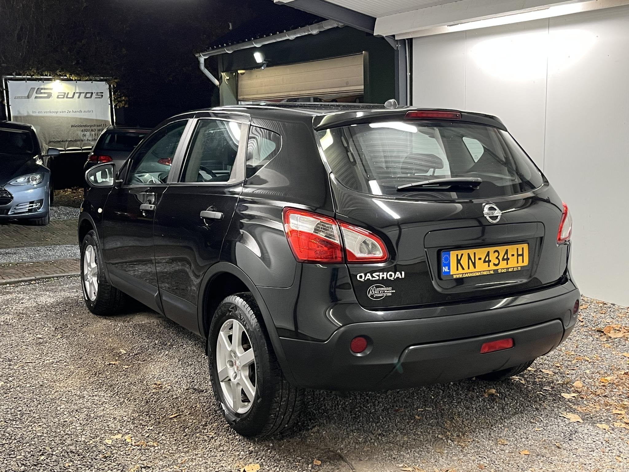 Nissan Qashqai 1.6 Visia 2013 Zwart*157.Dkm*ECC CRUISE 17''L, Auto's, Voorwielaandrijving, Stof, Gebruikt, 4 cilinders