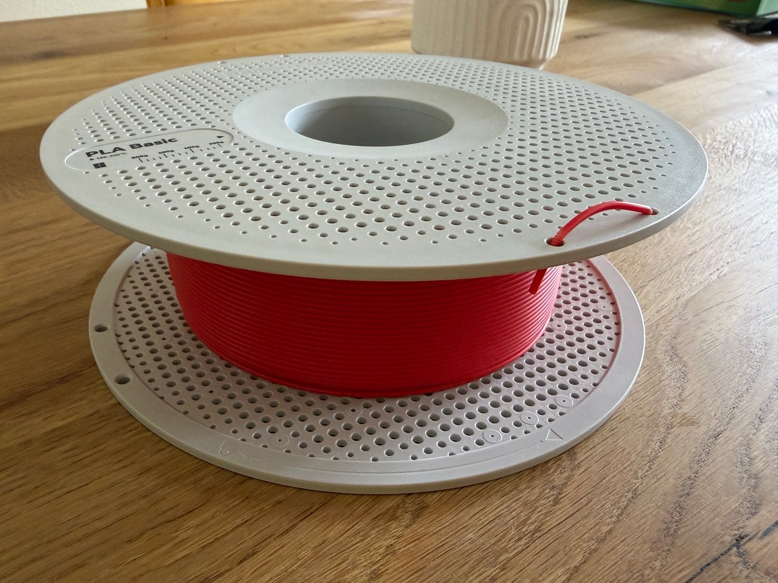 Bambu Lab PLA Basic filament - rood, 600 gram, Ophalen of Verzenden, Gebruikt, Filament