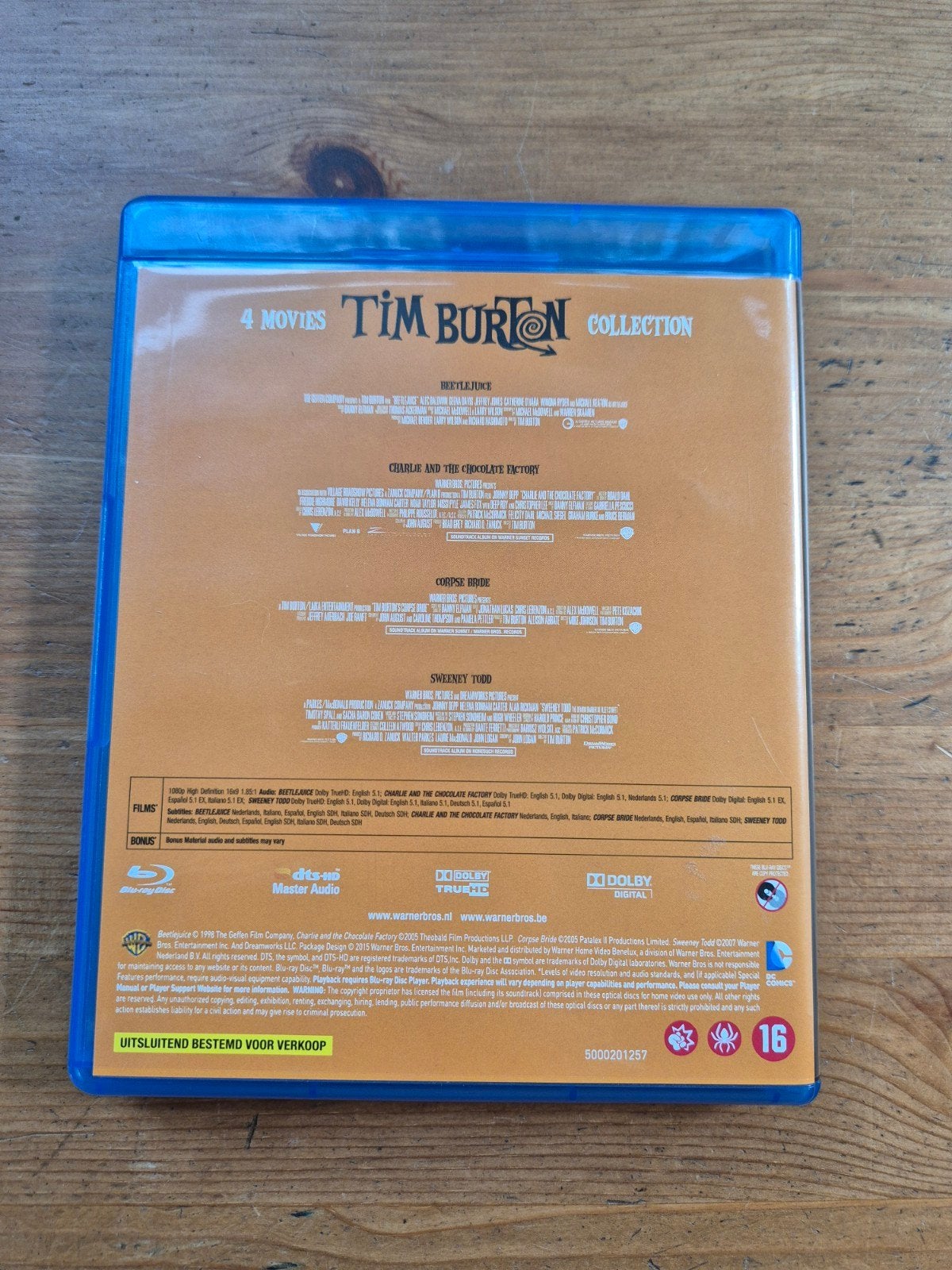 Bluray Tim Burton movies collection, Ophalen of Verzenden