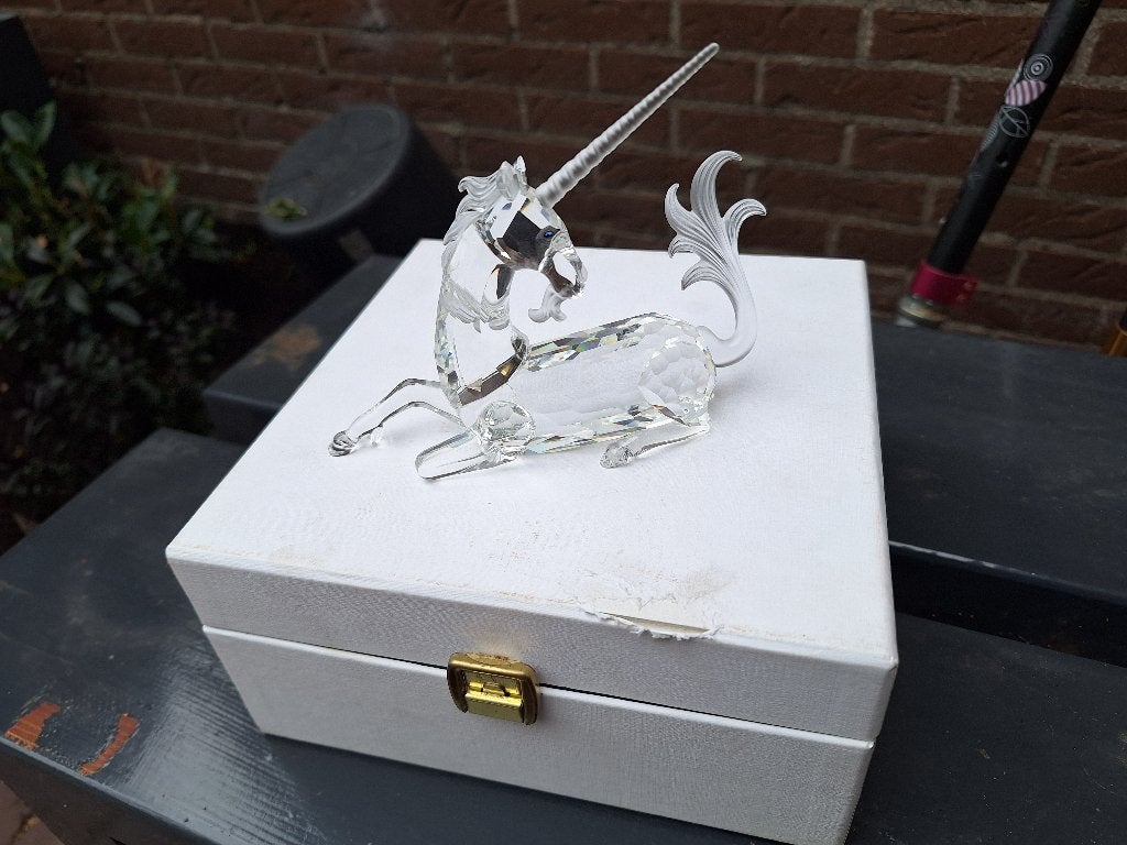 Swarovski eenhoorn, Verzamelen, Swarovski, Ophalen of Verzenden, Zo goed als nieuw, Figuurtje