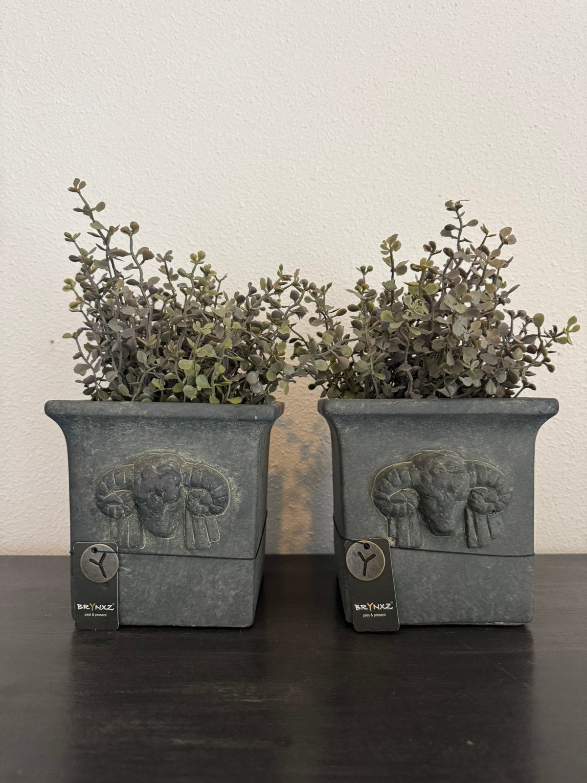 2 stuks BRYNXZ planter square ram Majestic Vintage, Ophalen of Verzenden, Nieuw