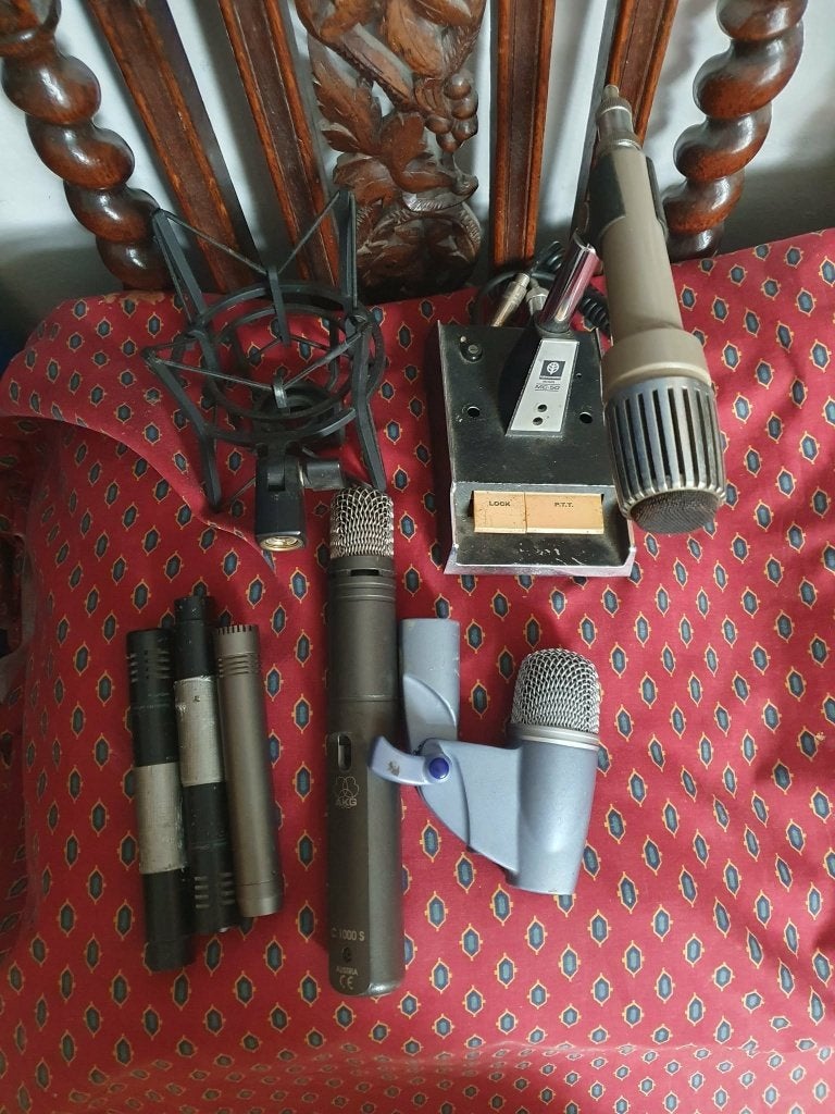 microfoons, Ophalen of Verzenden, Gebruikt, Studiomicrofoon