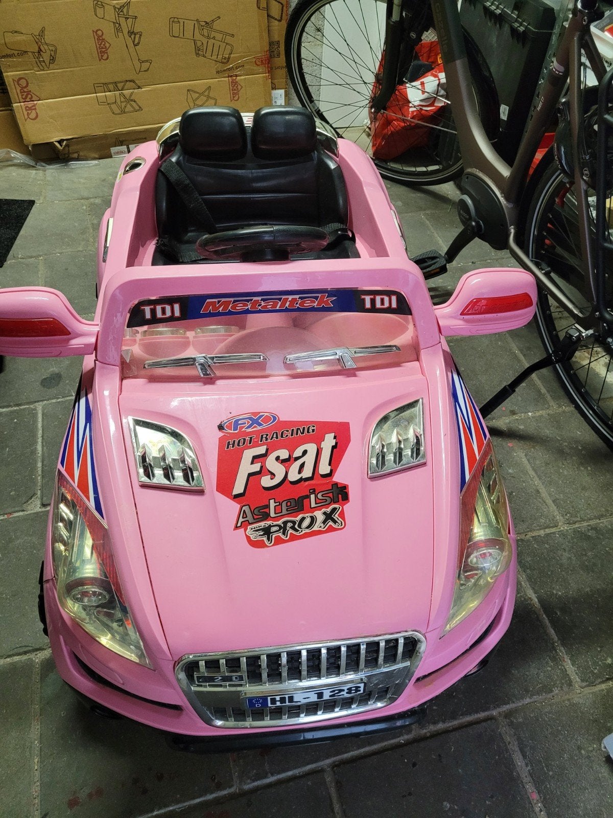 Kinderauto voor de handige man of vrouw, Ophalen