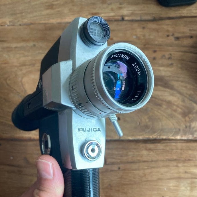 Vintage Fujica Single-8 P300 Reflex Filmcamera, Ophalen of Verzenden, 8mm, Camera