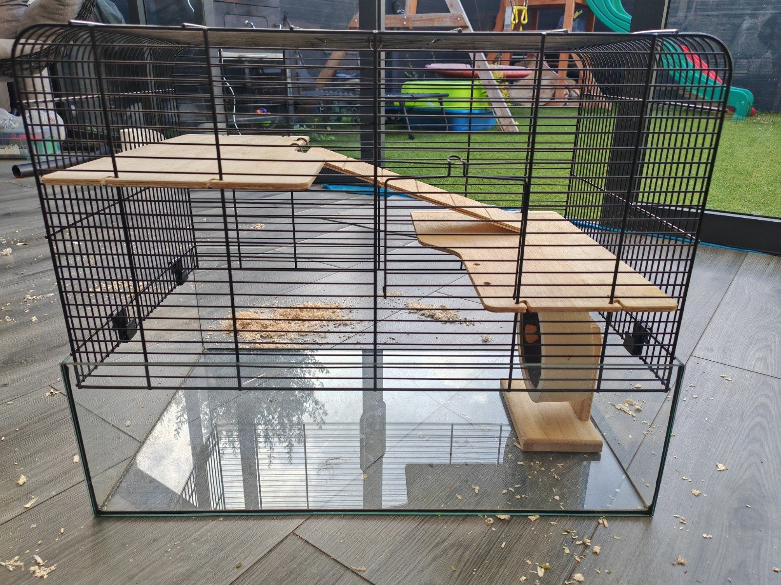 Kooi voor Hamster, Dieren en Toebehoren, Kooi, Minder dan 75 cm, Zo goed als nieuw, Hamster