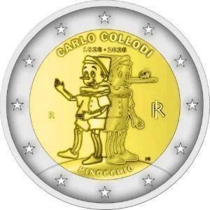 SPECIALE 2 EURO ITALIE 2026 PINOCCHIO  BIJ JOHN, Verzenden, Italië, 2 euro, Losse munt